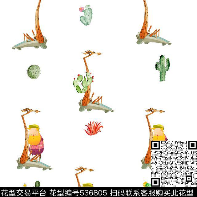 卡通女装童装趣味清新数码印花华亿平台下载（图片编号: 536805） - 瓦栏（Walan）