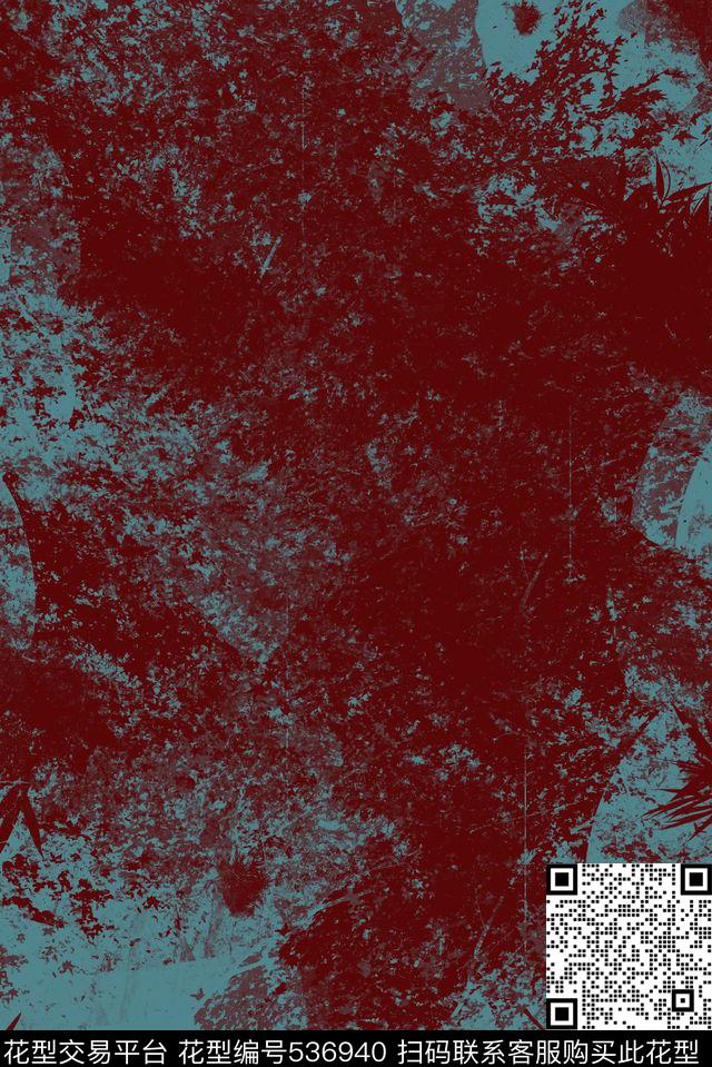 传统定位枫叶数码印花华亿平台下载（图片编号: 536940） - 瓦栏（Walan）