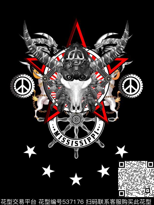 T恤巴洛克潮牌数码印花华亿平台下载（图片编号: 537176） - 瓦栏（Walan）