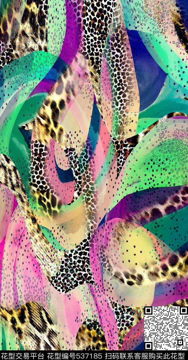 豹点几何数码华亿平台数码印花华亿平台下载（图片编号: 537185） - 瓦栏（Walan）