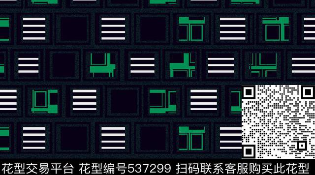 时尚几何肌理几何传统印花华亿平台下载（图片编号: 537299） - 瓦栏（Walan）
