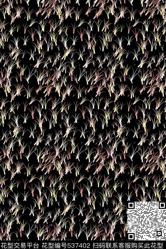 草丛符号排列数码印花华亿平台下载（图片编号: 537402） - 瓦栏（Walan）