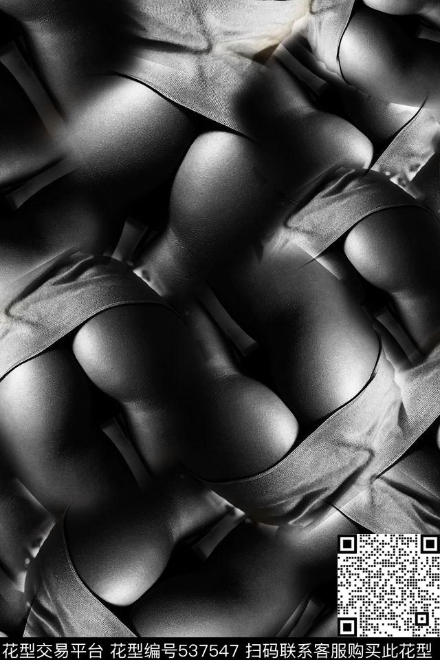 艺术人体器官数码印花华亿平台下载（图片编号: 537547） - 瓦栏（Walan）