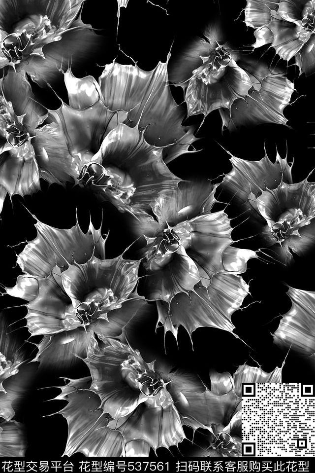 水彩泼墨颜料数码印花华亿平台下载（图片编号: 537561） - 瓦栏（Walan）