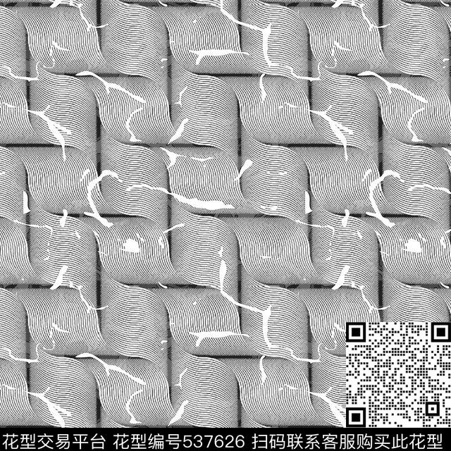 s曲线几何撕裂纸质机理传统印花华亿平台下载（图片编号: 537626） - 瓦栏（Walan）