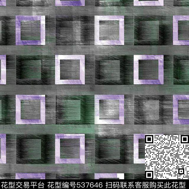 方形几何线条数码印花华亿平台下载（图片编号: 537646） - 瓦栏（Walan）