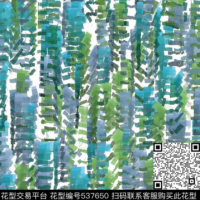 几何块面线条数码印花华亿平台下载（图片编号: 537650） - 瓦栏（Walan）