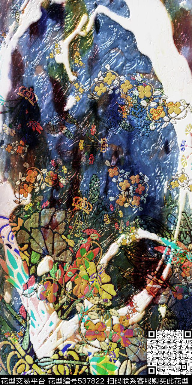 定位花风景女装家纺包包数码印花华亿平台下载（图片编号: 537822） - 瓦栏（Walan）