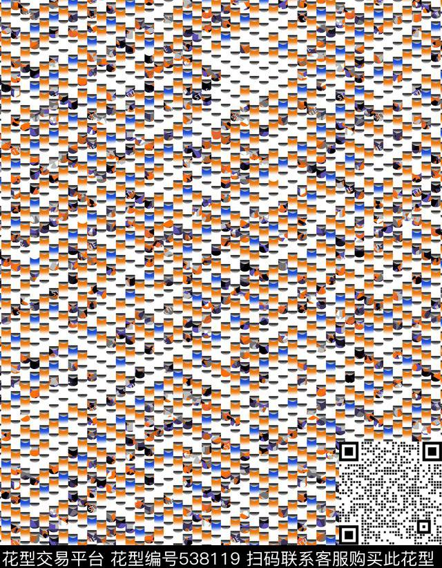 几何花纹字母传统印花华亿平台下载（图片编号: 538119） - 瓦栏（Walan）