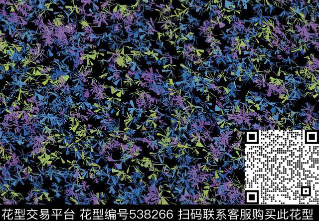 树叶块面几何传统印花华亿平台下载（图片编号: 538266） - 瓦栏（Walan）