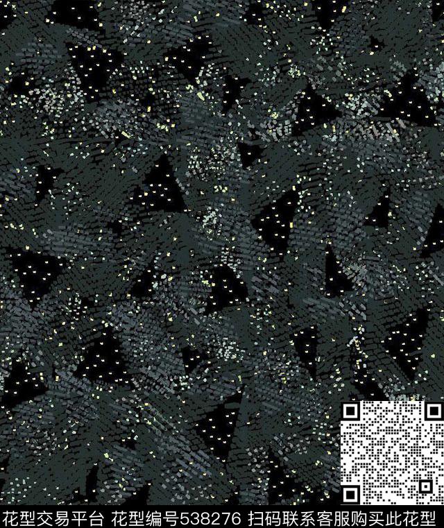 几何线条点子传统印花华亿平台下载（图片编号: 538276） - 瓦栏（Walan）