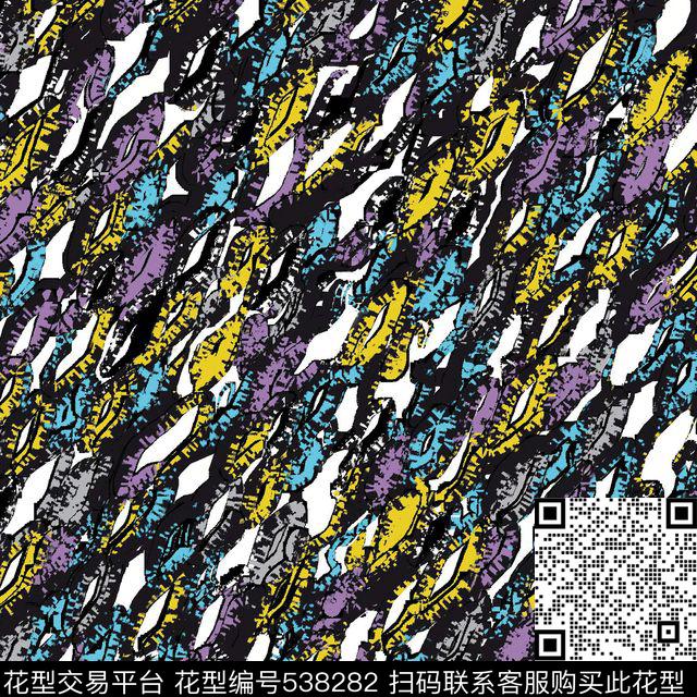 点子几何块面传统印花华亿平台下载（图片编号: 538282） - 瓦栏（Walan）