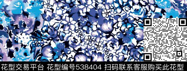 抽象花几何传统印花华亿平台下载（图片编号: 538404） - 瓦栏（Walan）