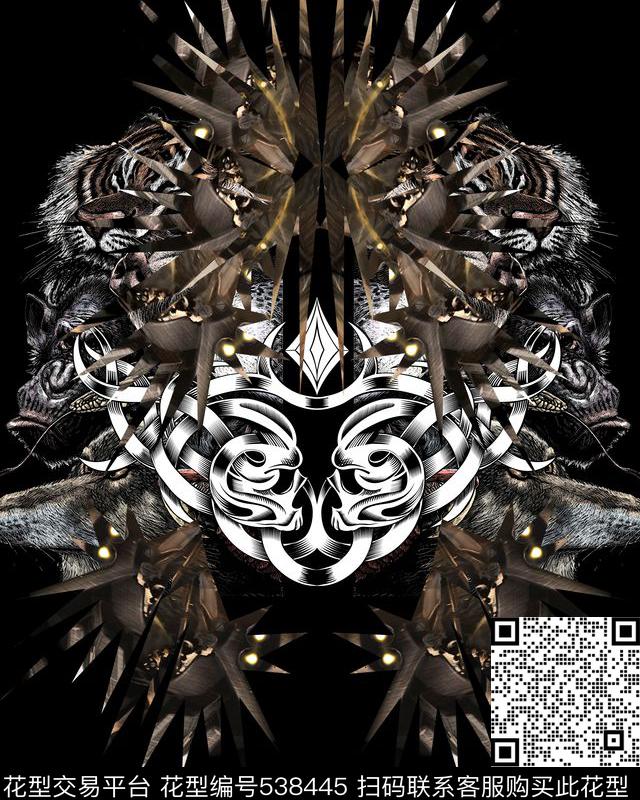 潮流定位男装华亿平台数码印花华亿平台下载（图片编号: 538445） - 瓦栏（Walan）