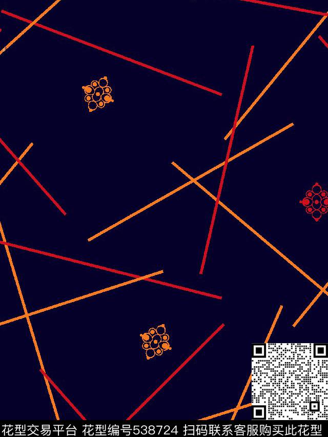 2016春夏衬衫简单几何传统印花华亿平台下载（图片编号: 538724） - 瓦栏（Walan）