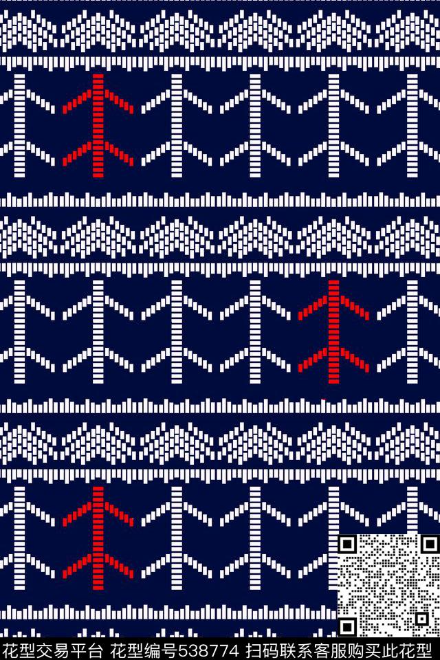 时尚横条细格纹传统印花华亿平台下载（图片编号: 538774） - 瓦栏（Walan）