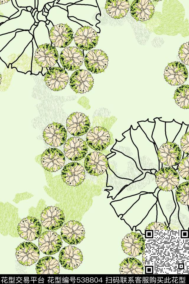 L.D~几何格子条纹L.D~手绘小清新传统印花华亿平台下载（图片编号: 538804） - 瓦栏（Walan）