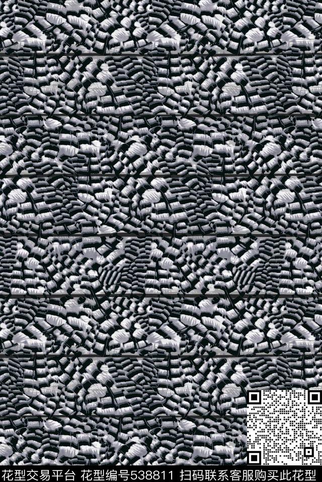 抽象条纹岩石纹理传统印花华亿平台下载（图片编号: 538811） - 瓦栏（Walan）