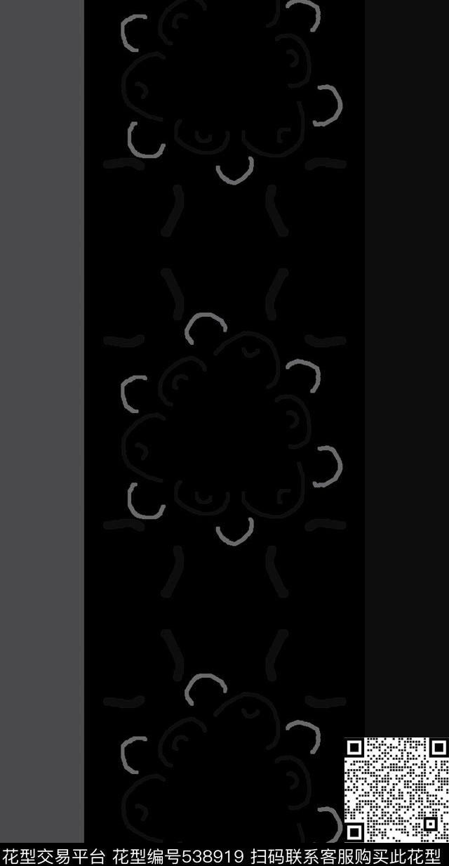 手绘涂鸦图案民族手绘花卉数码印花华亿平台下载（图片编号: 538919） - 瓦栏（Walan）