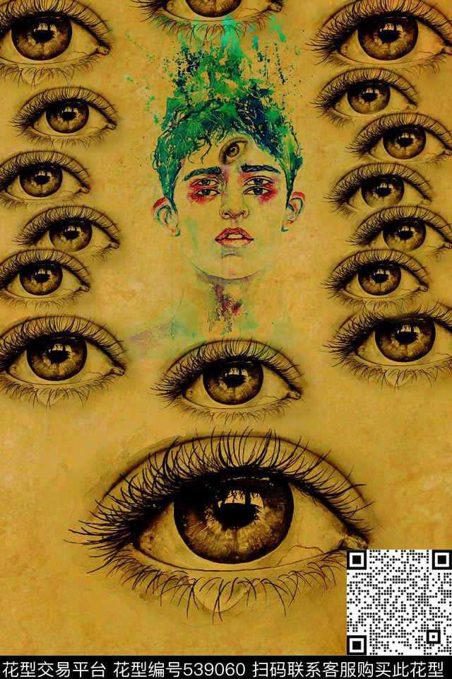 创意logo创意服装面料创意设计图案数码印花华亿平台下载（图片编号: 539060） - 瓦栏（Walan）