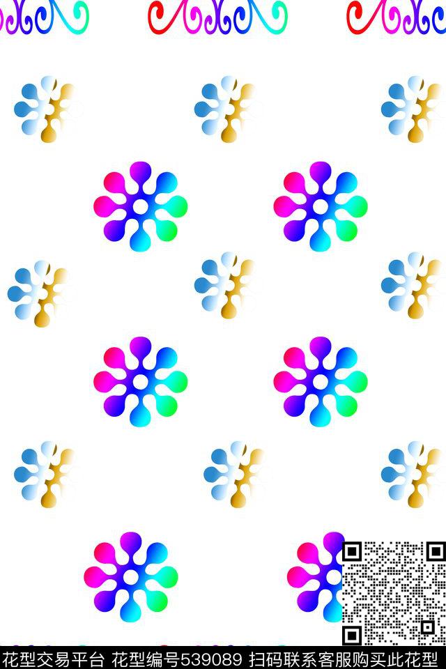 潮流时尚个性数码印花华亿平台下载（图片编号: 539089） - 瓦栏（Walan）