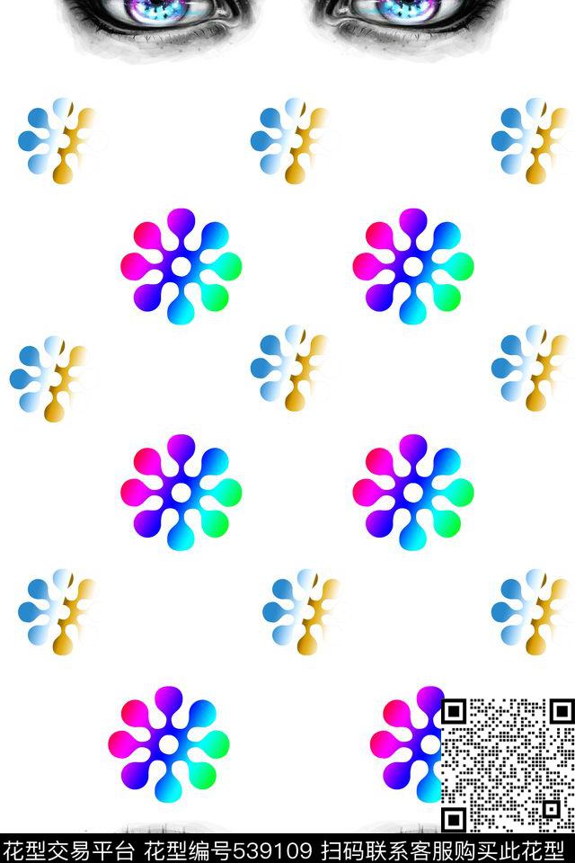 潮流时尚数码印花华亿平台下载（图片编号: 539109） - 瓦栏（Walan）