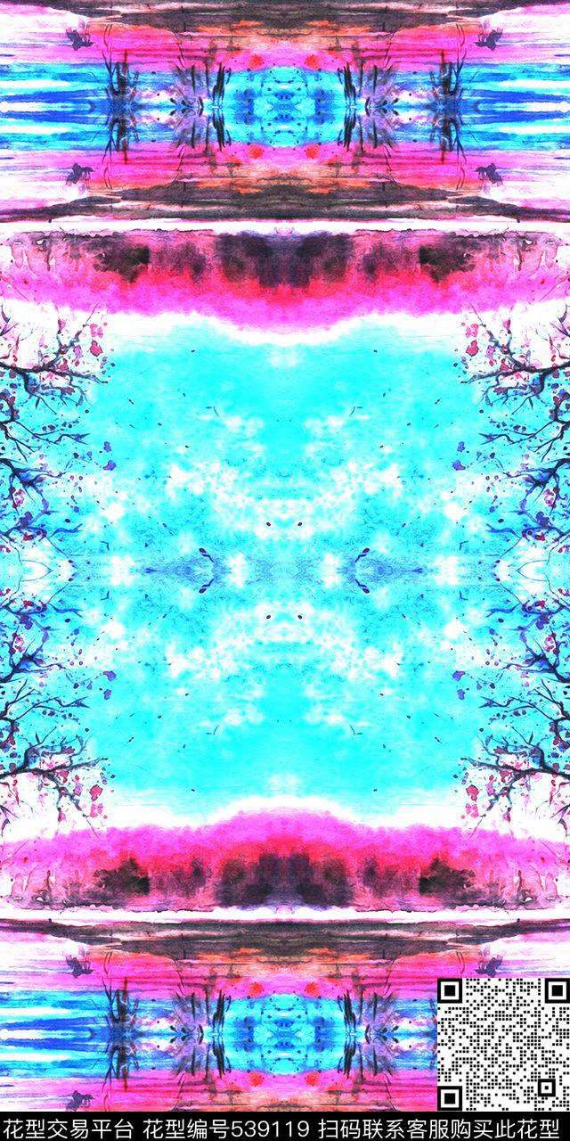 时尚油画风景卫衣外套大衣包包数码印花华亿平台下载（图片编号: 539119） - 瓦栏（Walan）