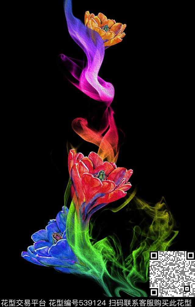 电压抽象几何数码印花华亿平台下载（图片编号: 539124） - 瓦栏（Walan）