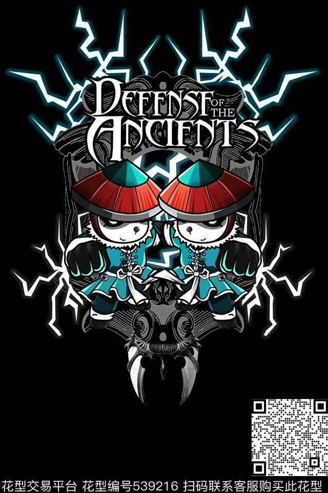 潮流时尚男装定位游戏功夫熊猫数码印花华亿平台下载（图片编号: 539216） - 瓦栏（Walan）