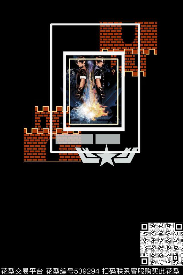 潮流定位男装华亿平台数码印花华亿平台下载（图片编号: 539294） - 瓦栏（Walan）