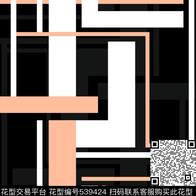 错落有致黑黄条纹时尚潮流简洁大方华亿平台传统印花华亿平台下载（图片编号: 539424） - 瓦栏（Walan）