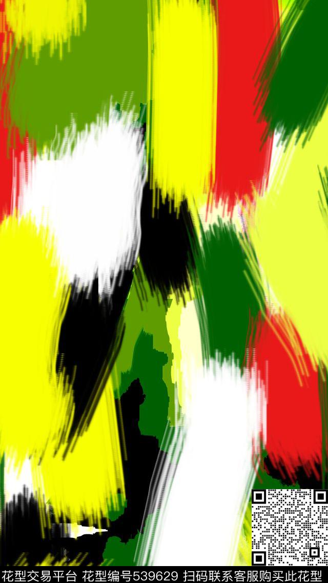 简约色块欢快运动色块传统印花华亿平台下载（图片编号: 539629） - 瓦栏（Walan）