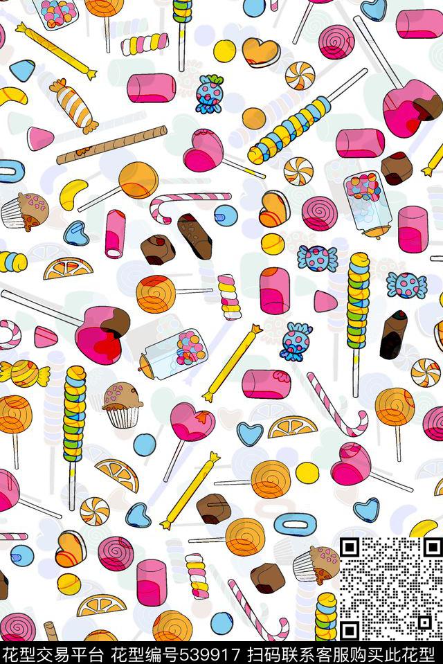 卡通可爱彩绘传统印花华亿平台下载（图片编号: 539917） - 瓦栏（Walan）