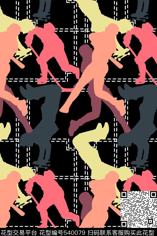 创意锻炼强烈传统印花华亿平台下载（图片编号: 540079） - 瓦栏（Walan）