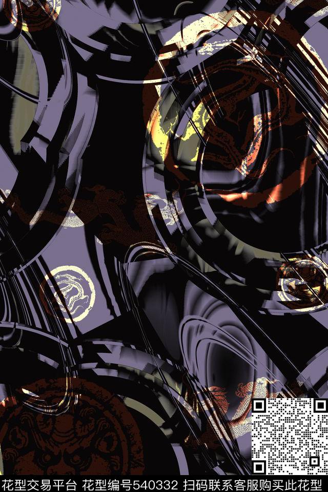 穿越古今龙的传人数码印花华亿平台下载（图片编号: 540332） - 瓦栏（Walan）