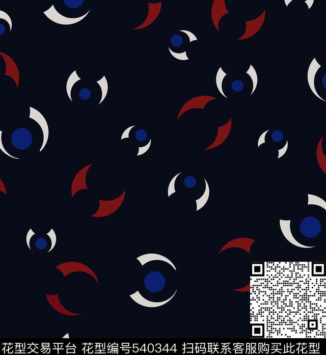 简约潮流抽象传统印花华亿平台下载（图片编号: 540344） - 瓦栏（Walan）