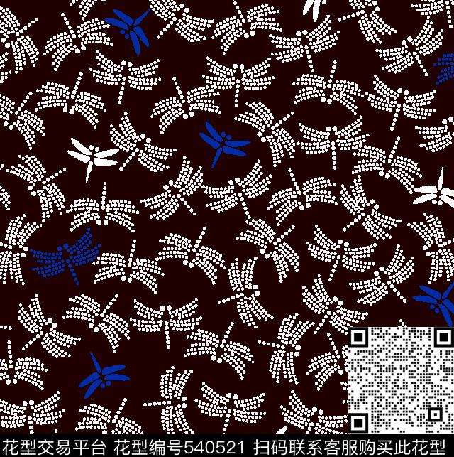 波点衬衫抽象传统印花华亿平台下载（图片编号: 540521） - 瓦栏（Walan）