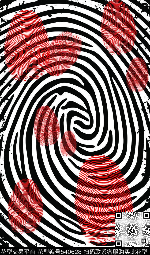 个性趣味时尚传统印花华亿平台下载（图片编号: 540628） - 瓦栏（Walan）