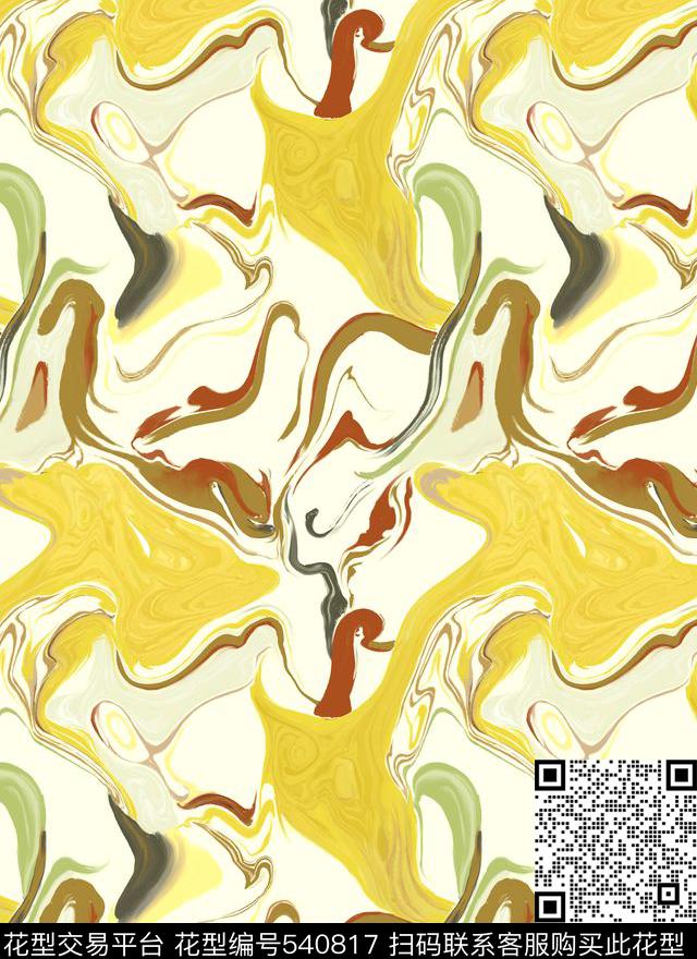 抽象唯美矿物木纹纹理肌理笔触笔刷水墨数码印花华亿平台下载（图片编号: 540817） - 瓦栏（Walan）