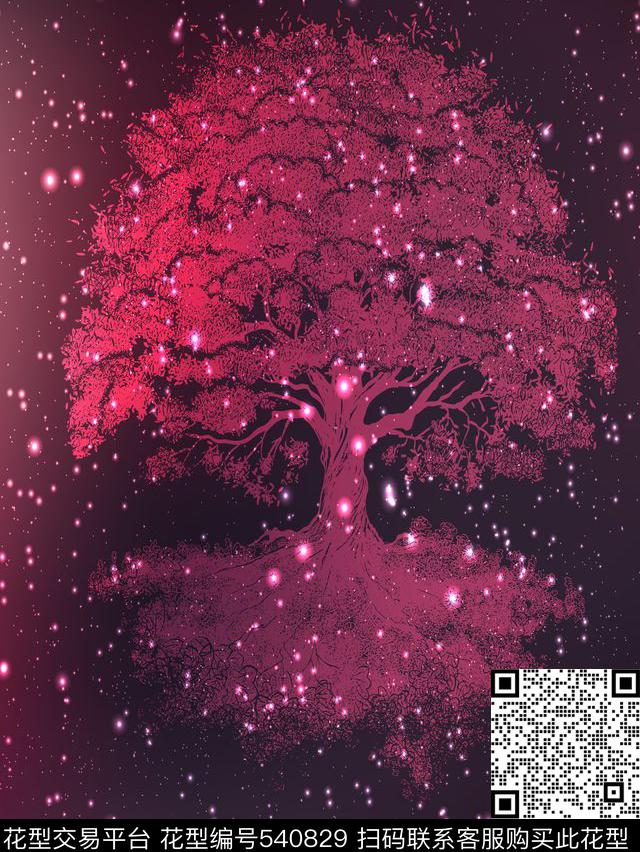 服装星空夜空云彩数码印花华亿平台下载（图片编号: 540829） - 瓦栏（Walan）