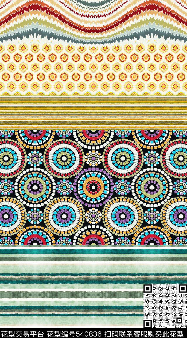 时尚地毯纹理数码印花华亿平台下载（图片编号: 540836） - 瓦栏（Walan）