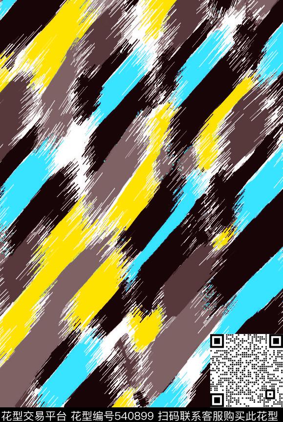 抽象炫彩矩齿传统印花华亿平台下载（图片编号: 540899） - 瓦栏（Walan）