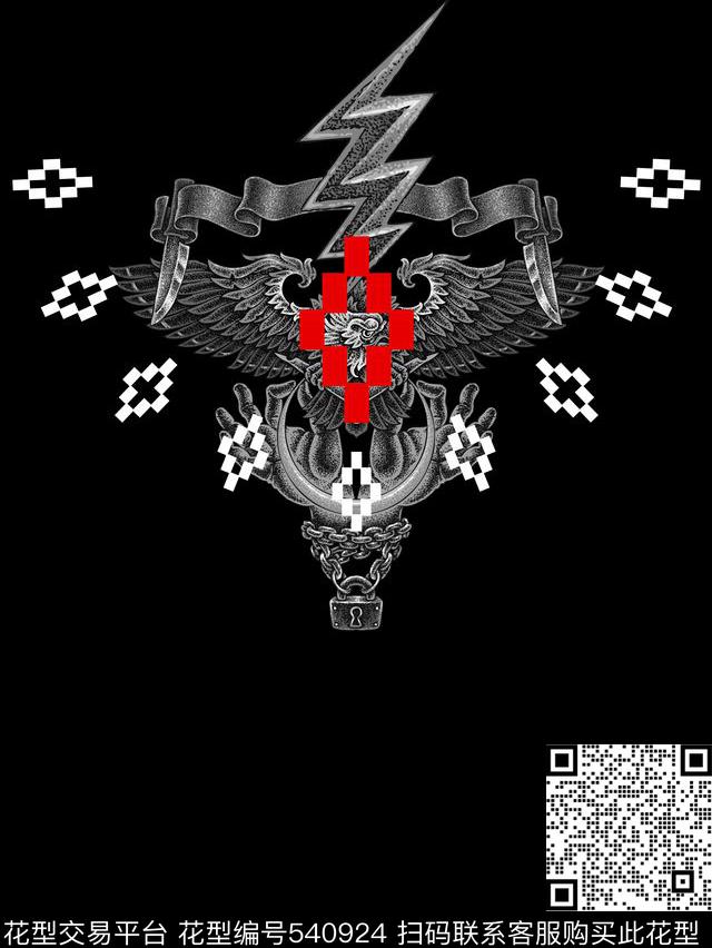 MarceloBurlon十字架数码印花华亿平台下载（图片编号: 540924） - 瓦栏（Walan）