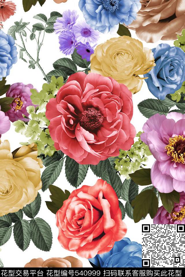 大气清爽服装沙发布华亿平台素雅简约数码印花华亿平台下载（图片编号: 540999） - 瓦栏（Walan）