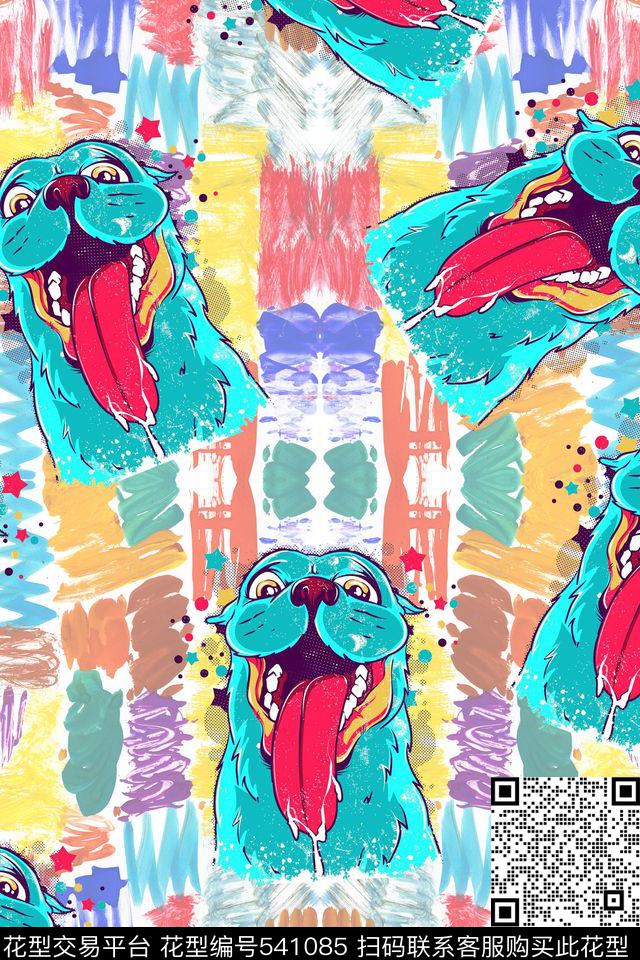 创意图案设计创意服装设计色彩肌理数码印花华亿平台下载（图片编号: 541085） - 瓦栏（Walan）
