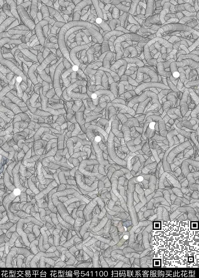 圆形线条几何数码印花华亿平台下载（图片编号: 541100） - 瓦栏（Walan）