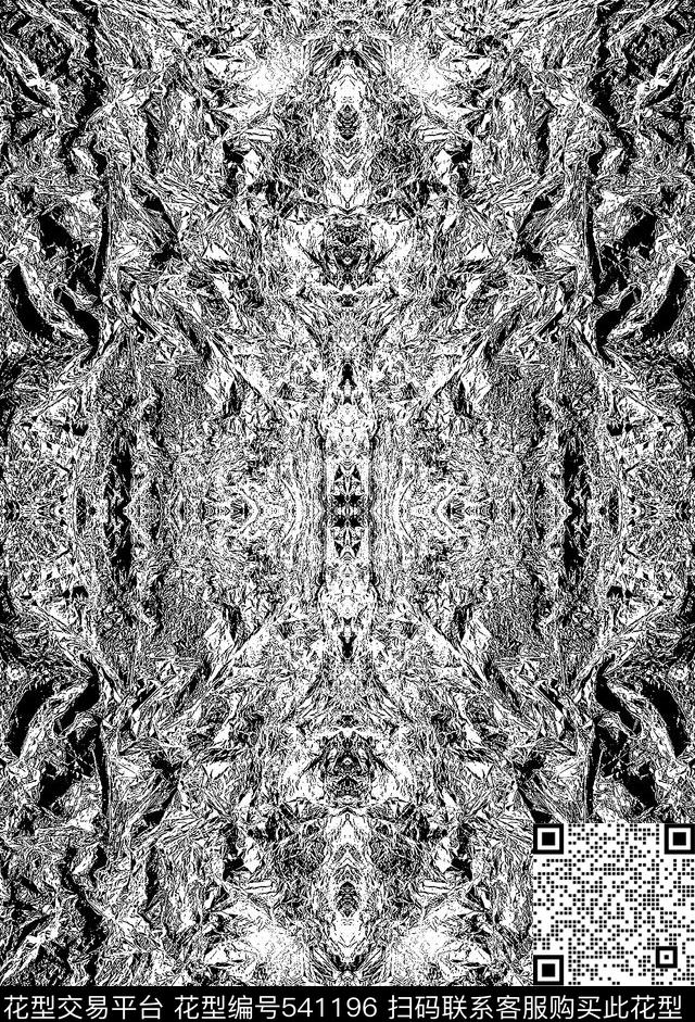 抽象碎片纹理传统印花华亿平台下载（图片编号: 541196） - 瓦栏（Walan）