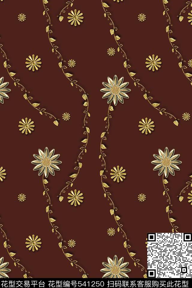 创意符号高贵数码印花华亿平台下载（图片编号: 541250） - 瓦栏（Walan）