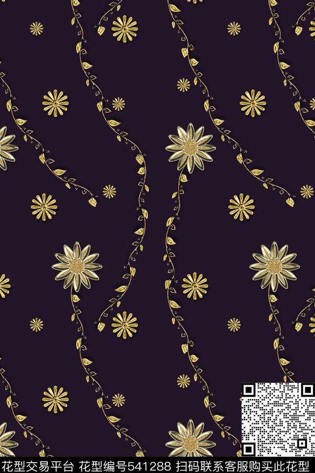 创意符号高贵数码印花华亿平台下载（图片编号: 541288） - 瓦栏（Walan）