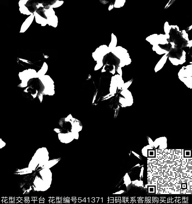 花卉简单花卉花朵系列传统印花华亿平台下载（图片编号: 541371） - 瓦栏（Walan）